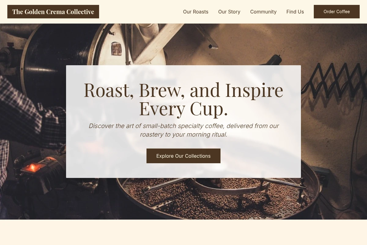 Cup Coffee Roasting